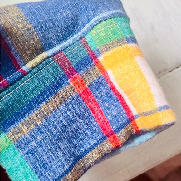 NWOT - Ralph Lauren Children’s Madras print Zip up jacket. Size 4T. - Picture 6 of 7